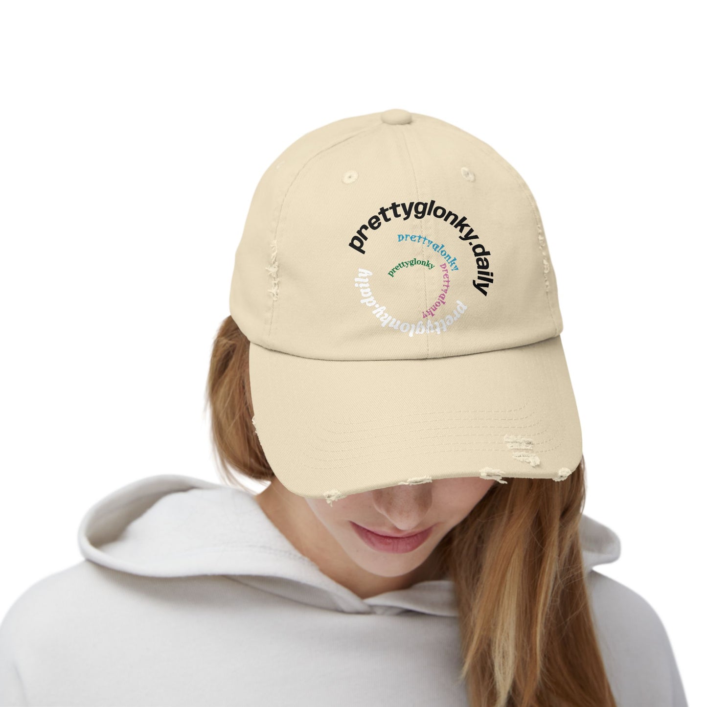 Distressed Cap - Pretty Glonky Design