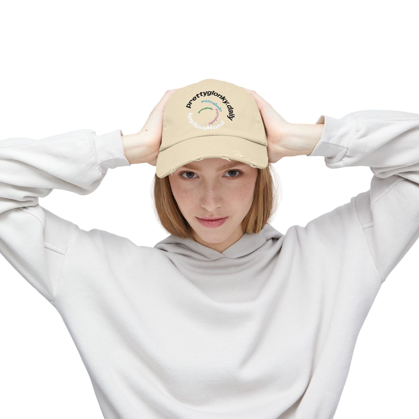 Distressed Cap - Pretty Glonky Design
