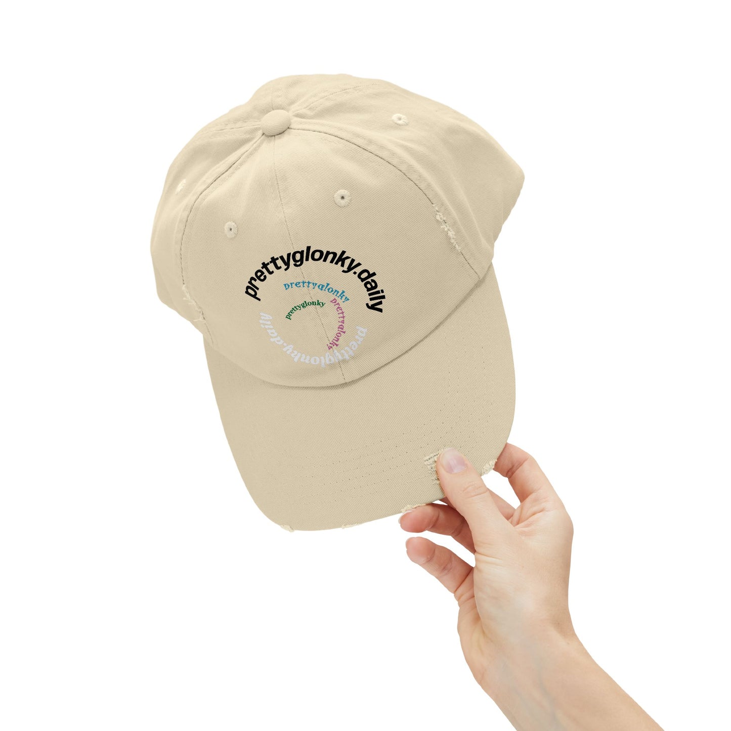 Distressed Cap - Pretty Glonky Design